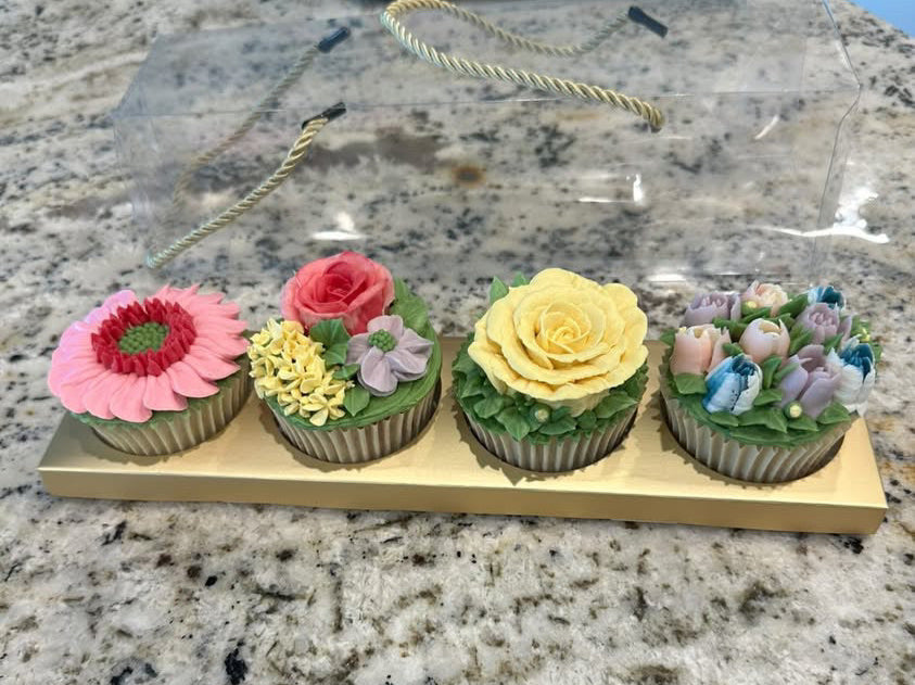 Floral Cupcake Box