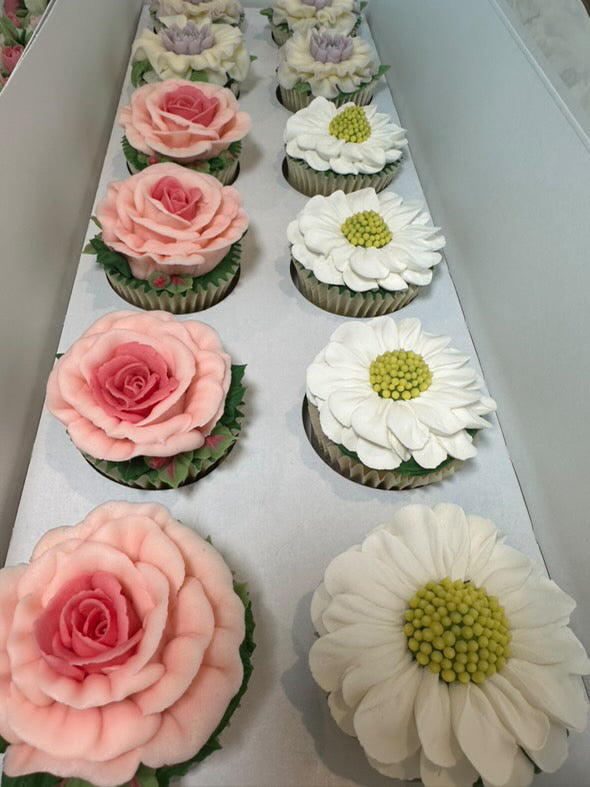 Floral Cupcake Box