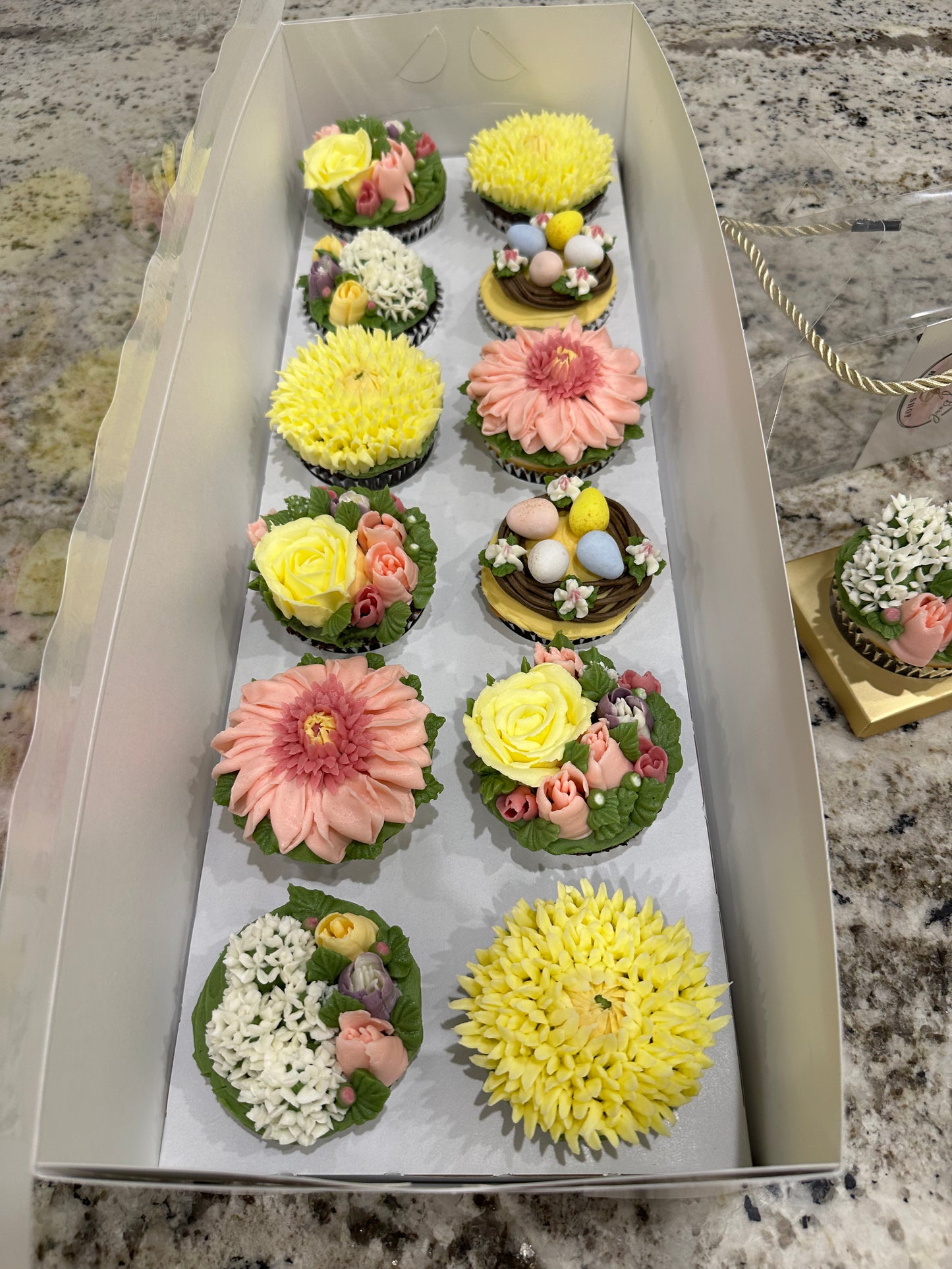 Floral Cupcake Box