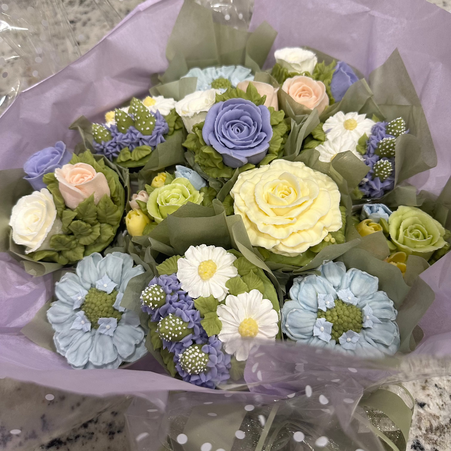 Floral Cupcake Bouquet
