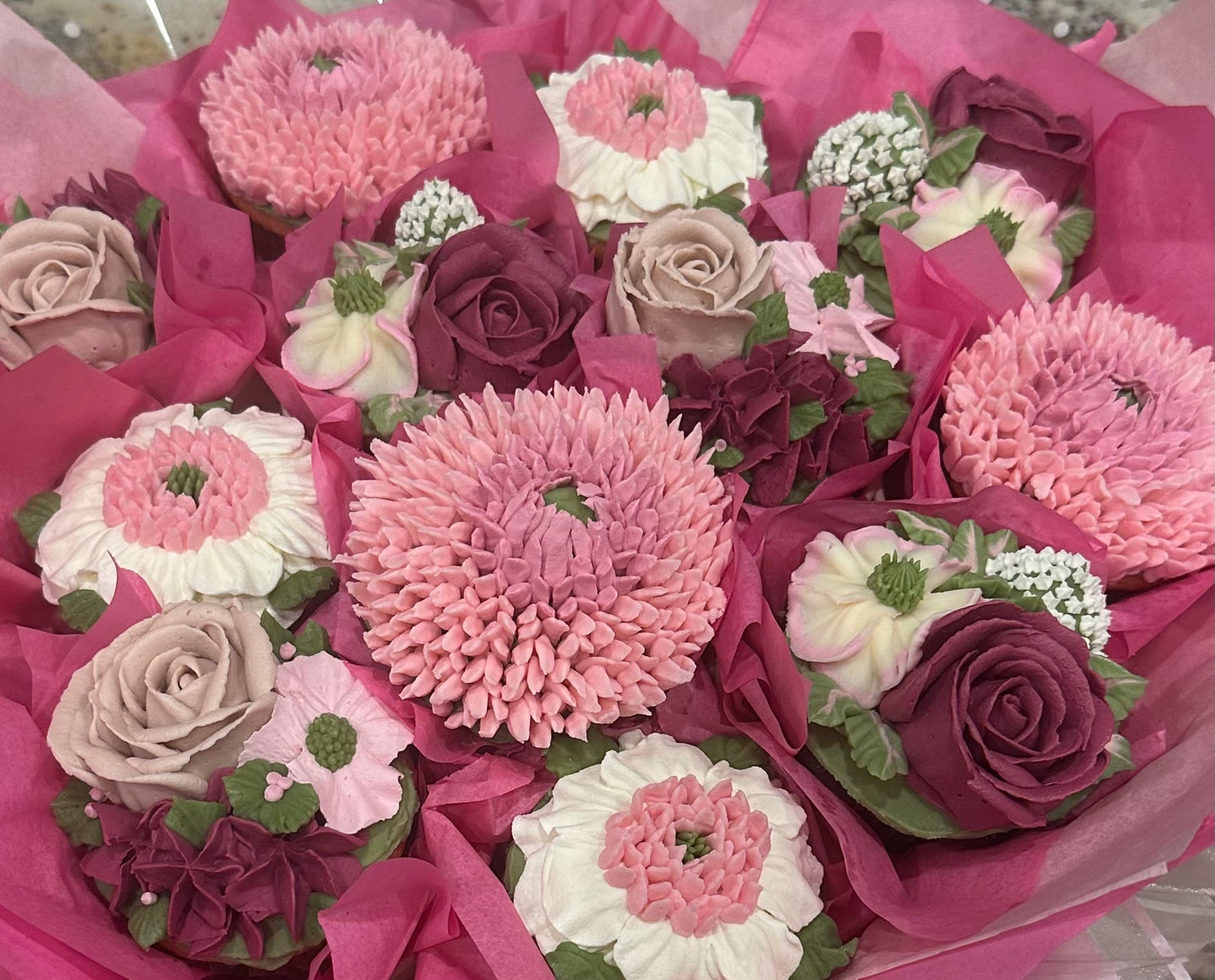 Floral Cupcake Bouquet