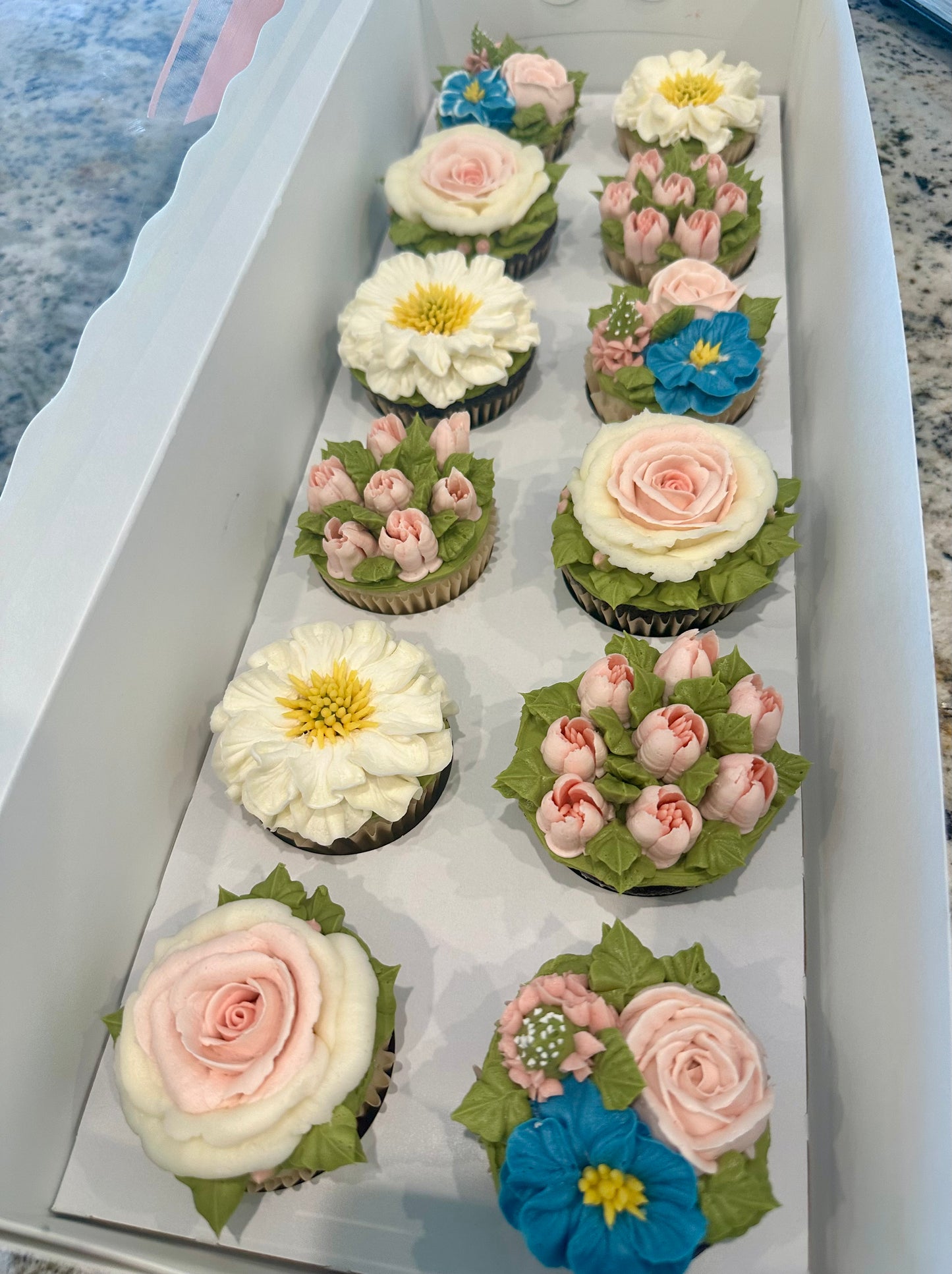 Floral Cupcake Box